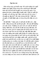 TLV mẫu - Kể một câu chuyện cảm động mà em đã nghe