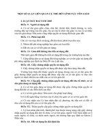 Tài liệu ôn thi tuyển công chức năm 2014 một số lĩnh vực liên quan đến tôn giáo