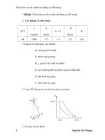 Tính toán cơ cấu chính của động cơ đốt trong