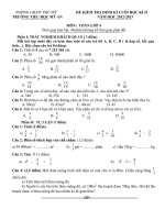 ĐỀ KTĐK CUỐI HK II LỚP 4