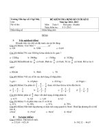 Đề thi cuối kỳ 2, lớp 5