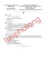 De toan TS 10 chuyen Tran Hưng Đao Binh Thuan 2012-2013