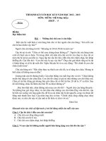 đề thi khối 4 học kì 2