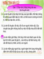 phương pháp thuyết minh - lớp 10 cơ bản