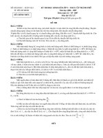 Đề HSG Lý 9 TP HCM (Quận 9) 2007