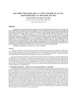 đặc điểm thạch địa hóa và tuổi u-pb zircon các đá granitoid khu vực đèo khế, yên bái