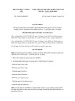 Quyết định chuyển giao phần mềm VEMIS