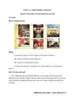 EBOOK TIẾNG ANH 9-UNIT 1.2