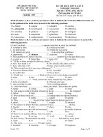 Thi thu DH - Cjuyen Hung Vuong - lan 2 2013