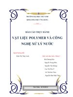 xử lý nước bằng phương pháp keo tụ tạo bông ở tập đoàn mỹ lan