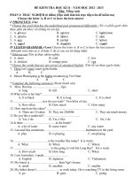 de thi va dap an hk II anh 6