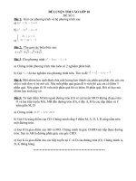 Đề luyện thi tuyển 10 mới nhất