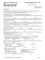 Đề ôn tập vô cơ