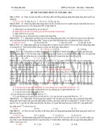 Toán điện phân ( có đáp án)