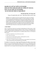 nghiên cứu chế tạo thiết bị thử nghiệm đánh giá tình trạng bộ giám sát chống sét van zno, phục vụ cho công tác thí nghiệm tại các nhà máy điện và trạm biến áp