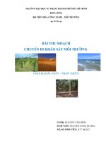 Bai thu hoach môi trường