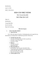 báo cáo thực hành cảm quan thực phẩm 3