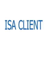 bài giảng mạng máy tính ISA client
