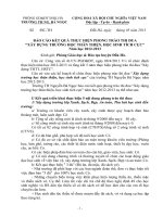 Báo cáo tổng kết 5 năm phong trào xây dưng THTT, HSTC_2012-2013