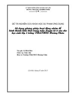 Đề tài NCKHSPUD lớp 3