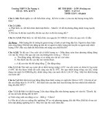 đề thi hk2 lớp 10 NC