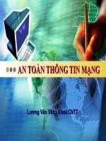 bài giảng an toàn thông tin mạng