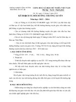 KẾ HOACH BỒI DƯỠNG THƯỜNG XUYÊN