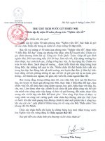 Thư của chủ tịch nước gửi nhân kỷ niệm 50 năm phong trào nghìn việc tốt