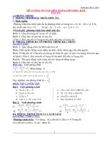 De cuong on tap Toan 8  HKII (2012-2013) Hà Nội