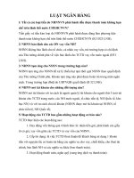 TÀI LIỆU THI LUẬT NGÂN HÀNG