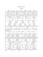 de thi thu tot nghiep hoa