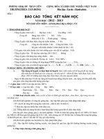 BAO CAO TK TO SINH- HOA