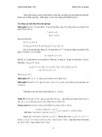 DÀNH CHO CAO HỌC