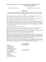 Thông tư 59/2012- Bộ Giáo dục % Đào tạo