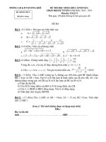 Đề thi chọn học HSG huyện Toán 9 (2012-2013)     )