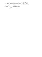 Bài toán này không biết sai đề không nữa