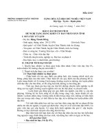 BÁO CÁO THÀNH TÍCH UBND TỈNH