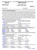 đề đáp án tuyển sinh THPT 2009-2010 Đăk Lăk