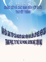 van hoa giao tiep cua nguoi thay giao