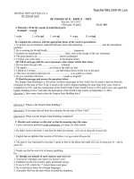 đề thi hk2 anh 11