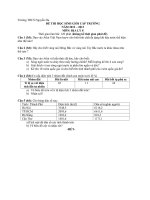 Đề thi học sinh giỏi Địa Lý 8 Năm 2012-2013