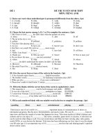 2 đề luyện thi vào 10- perfect