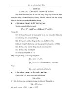 Tính toán thiết kế và lựa chọn phương án hợp lý về kinh tế và kỹ thuật lưới điện