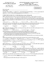 Thi thử ĐH lần 2 ( 2013) THPT công nghiệp Việt trì