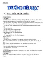 chu đề 10. TRƯỜNG TIỂU HỌC