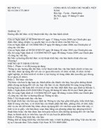 Thông tư 01 về Thể thức văn bản