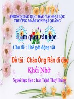 ong ran di dau