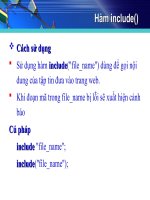 giáo trình lập trình web php chuyên đề cookies và session