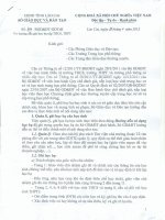 HD ghi sổ học bạ 1