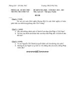 ĐỀ THI SỬ HKII LỚP 8 THCS PHỔ VĂN